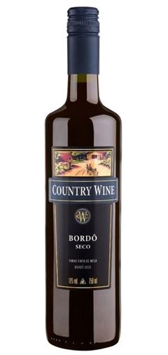 Vinho Tinto Country Wine Bordo M. Seco 750ml
