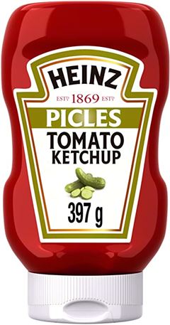 Catchup Heinz picles pet 397g