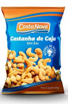 Castanha Cajú Salgada Costa Nova 150g
