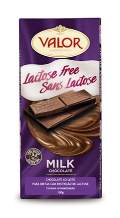 Chocolate Esp Valor Milk Chocolate Lactose Free 100g