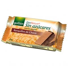 Biscoito Esp Gullon Sugar Free Wafer De Chocolate 70g